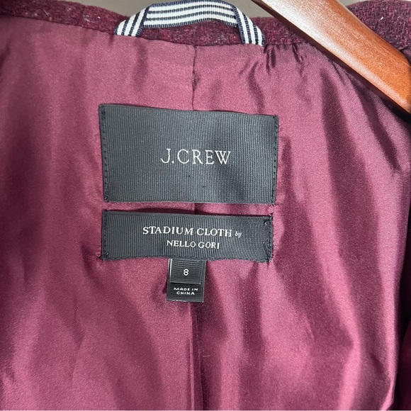 J.crew Chateau stadium cloth by Nello Gori parka jacket size 8 - Picture 7 of 11